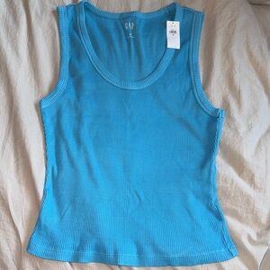 GAP Women's Vibrant Blue Tank Top